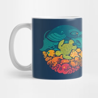 Aquatic Rainbow Mug